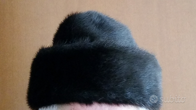 Cappello uomo a busta in pelliccia