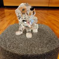 Swarovski San Bernardo Silver Crystal Nuovo Raro