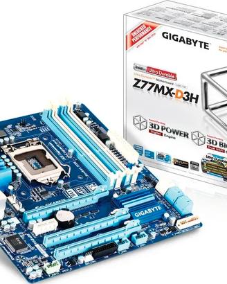 Scheda Madre Gigabyte LGA1155 + i5 3470 + 8GB