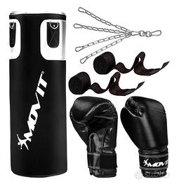 Sacco da box con guantoni