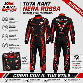 Tuta go kart personalizzata