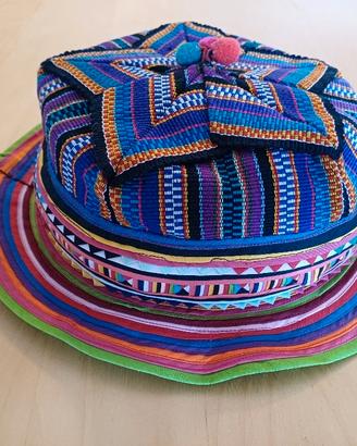 Cappello estate Etnico Thailandia multicolor