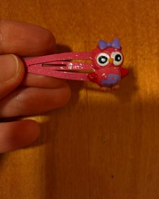 molletta capelli bambina gufo