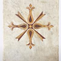 Lastra in marmo intarsiato