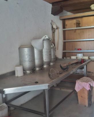 tavolo in acciaio inox pesante 