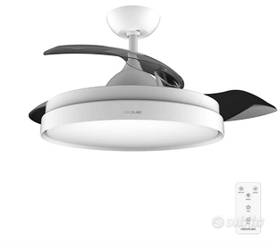 Ventilatore da soffitto con pale retrattili