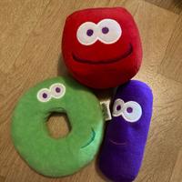 Peluche forme geometriche