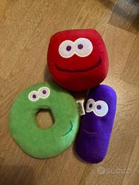 Peluche forme geometriche