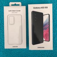 Samsung Galaxy A53 5G black + Soft Clear Cover