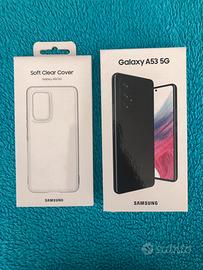 Samsung Galaxy A53 5G black + Soft Clear Cover