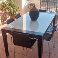 Tavolo e 6 sedie + tavolino salone CALLIGARIS 