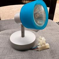 Faretto vintage ikea anni 90/2000 desing pop blu