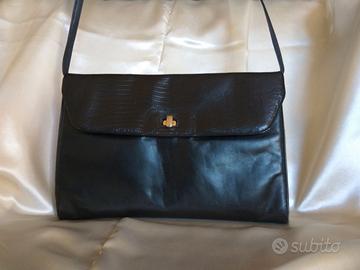 Borsa in pelle nera