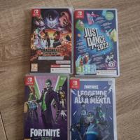 custodie vuote videogiochi Nintendo Switch 