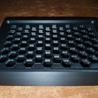 Porta saponette in plastica nero