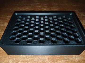 Porta saponette in plastica nero