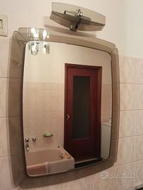 Specchio vintage con applique