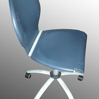 Sedia Calligaris girevole con ruote regolabile