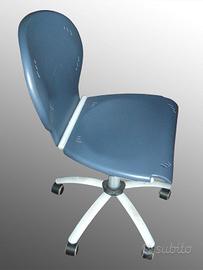 Sedia Calligaris girevole con ruote regolabile