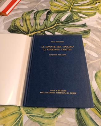 libro le sonate per violino di Giuseppe tardini