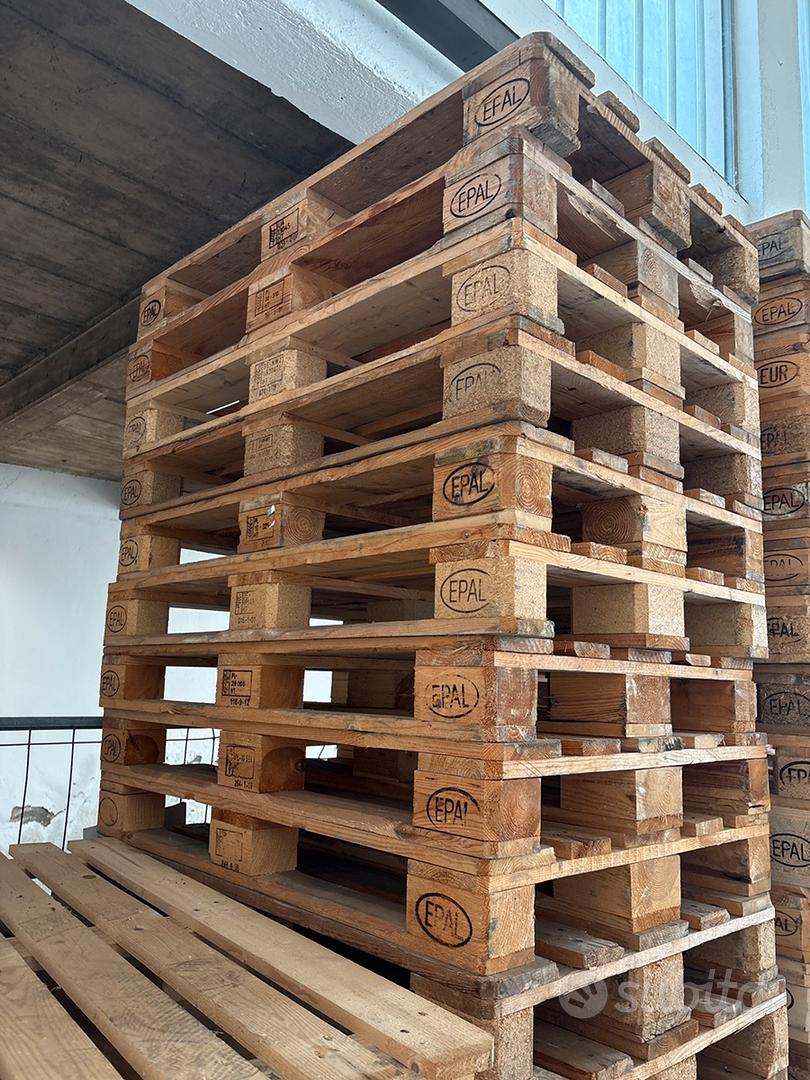 Pallet EPAL Nuovo In Legno Piallato 120x80x15 Cm - Made In Italy