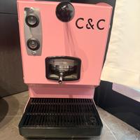 Macchinetta lollina del caffe rosa pink