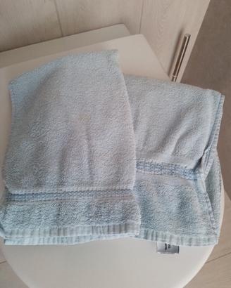 set 2 asciugamani bagno 