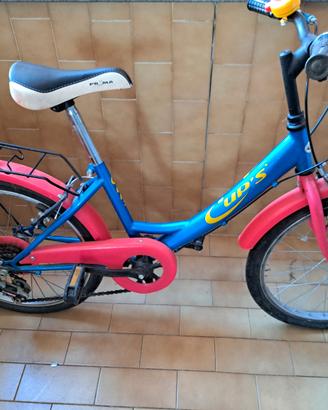bici bimba ruote 20 6 marce pronta all'uso