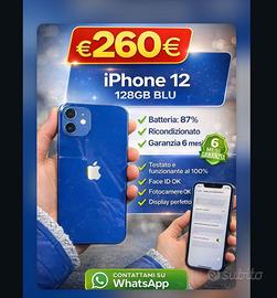 Iphone 12 128 gb perfettamente funzionante