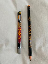 Penna + matita AS Roma official merchandising
