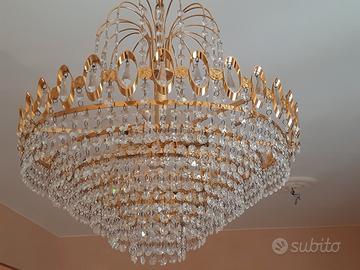 lampadario in cristallo di Swarovski