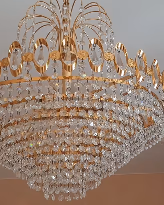 lampadario in cristallo di Swarovski