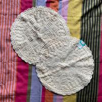 Federa cuscini tondi realizzati con l’uncinetto