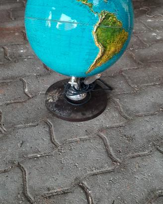 mappamondo vintage anni 80