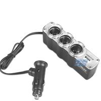 ADATTATORE PRESA ACCENDISIGARI AUTO 12V CON 3 INGR