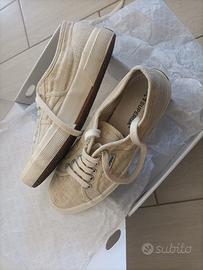 Superga Uomo in lino ecru n. 40