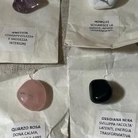 Pietre Preziose Quartz Rosa Ametista Ossidiana