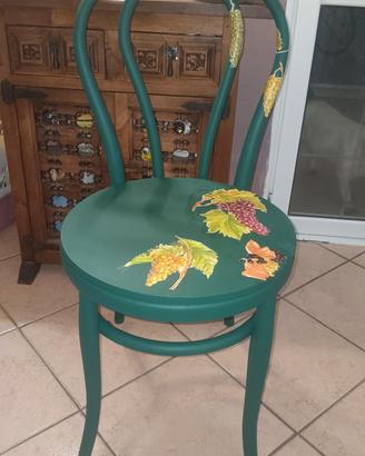 sedia in legno curvato 