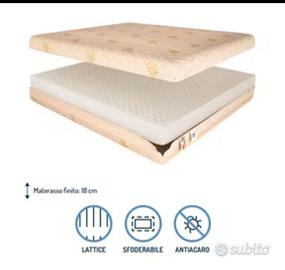 Materasso singolo in lattice 90x200