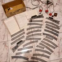 Set binari e scambi rivarossi in buone condizioni