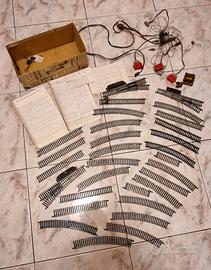 Set binari e scambi rivarossi in buone condizioni