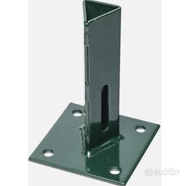 10 Supporti Palo recinzione ferro  a forma T 