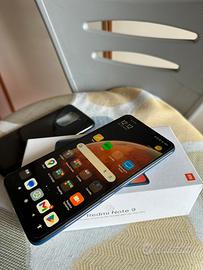 Smartphone android dual sim 128gb + scatola cover