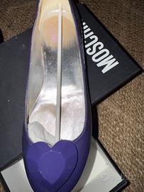 Ballerine in Pelle "LOVE MOSCHINO"