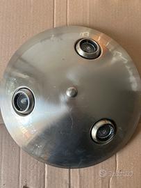 Plafoniera a 3 faretti orientabili in acciaio