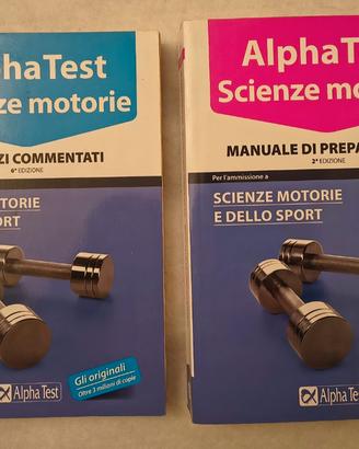 Manuali scienze motorie Alpha Test 
