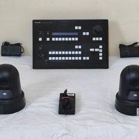 2x PANASONIC AW UE80 Telecamere + HLC100 SWITCHER