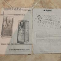 box doccia 75x75 bagnoturco idromassaggio cromo