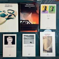 Lotto 6 Libri Don Delillo