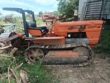 Trattore fiat 455 cingolato